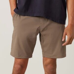 686 Everywhere Hybrid Tan Outdoor Shorts Men's Size 34